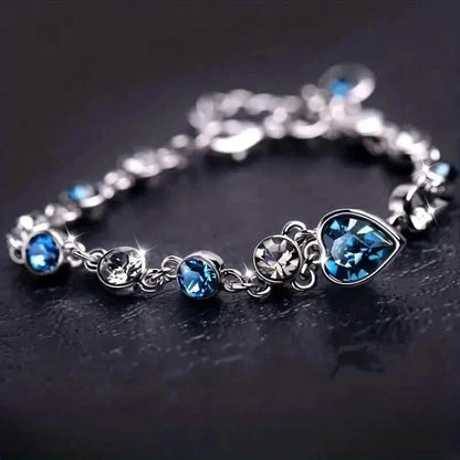 Stunning Heart Of Ocean Rhinestone Bracelet For Girls