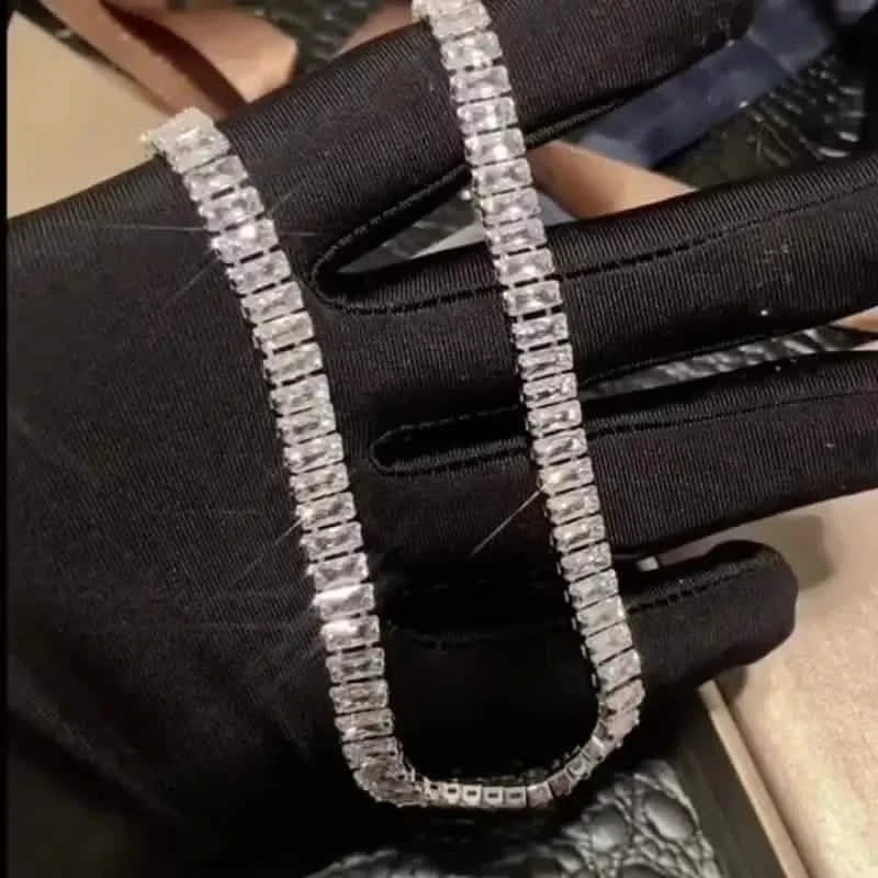 Stylish Charming Thick Tennis High Quality Sparkling Women's Jewelry