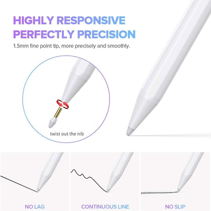 Stylus Pen for iPad with Palm Rejection, Active Pencil Compatible with (2018-2020)