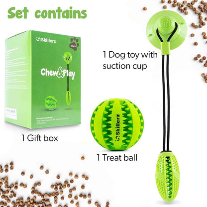 Suction Cup and Play IQ Toy Treat Ball