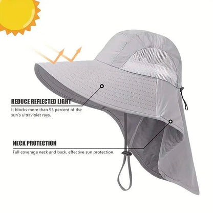 Summer Beach Neck Sunscreen Hat