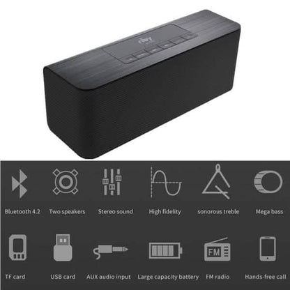 Super Bass Bluetooth Speaker With FM Radio