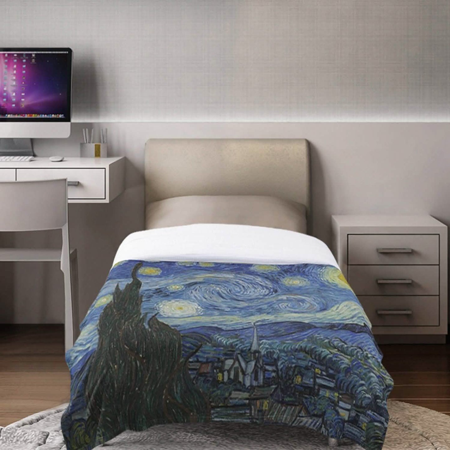 Super Soft Cozy Luxurious Famous Art Paintings Throw Blankets