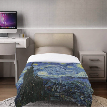 Super Soft Cozy Luxurious Famous Art Paintings Throw Blankets