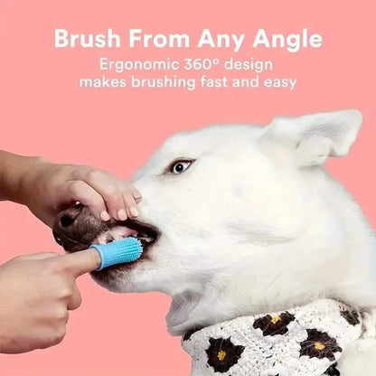 Super Soft Silicone Toothbrush for Dog or Cat's Teeth