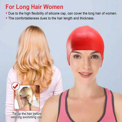 Swimming Cap Waterproof Silicone