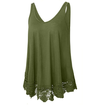 Swing Lace Flowy Women's Tank Top