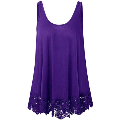 Swing Lace Flowy Women's Tank Top