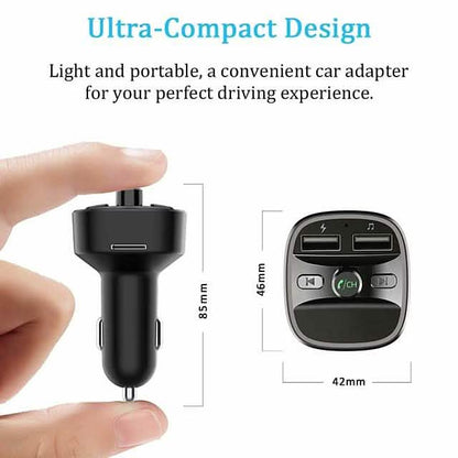 T25 Bluetooth 5.0 Car FM Transmitter