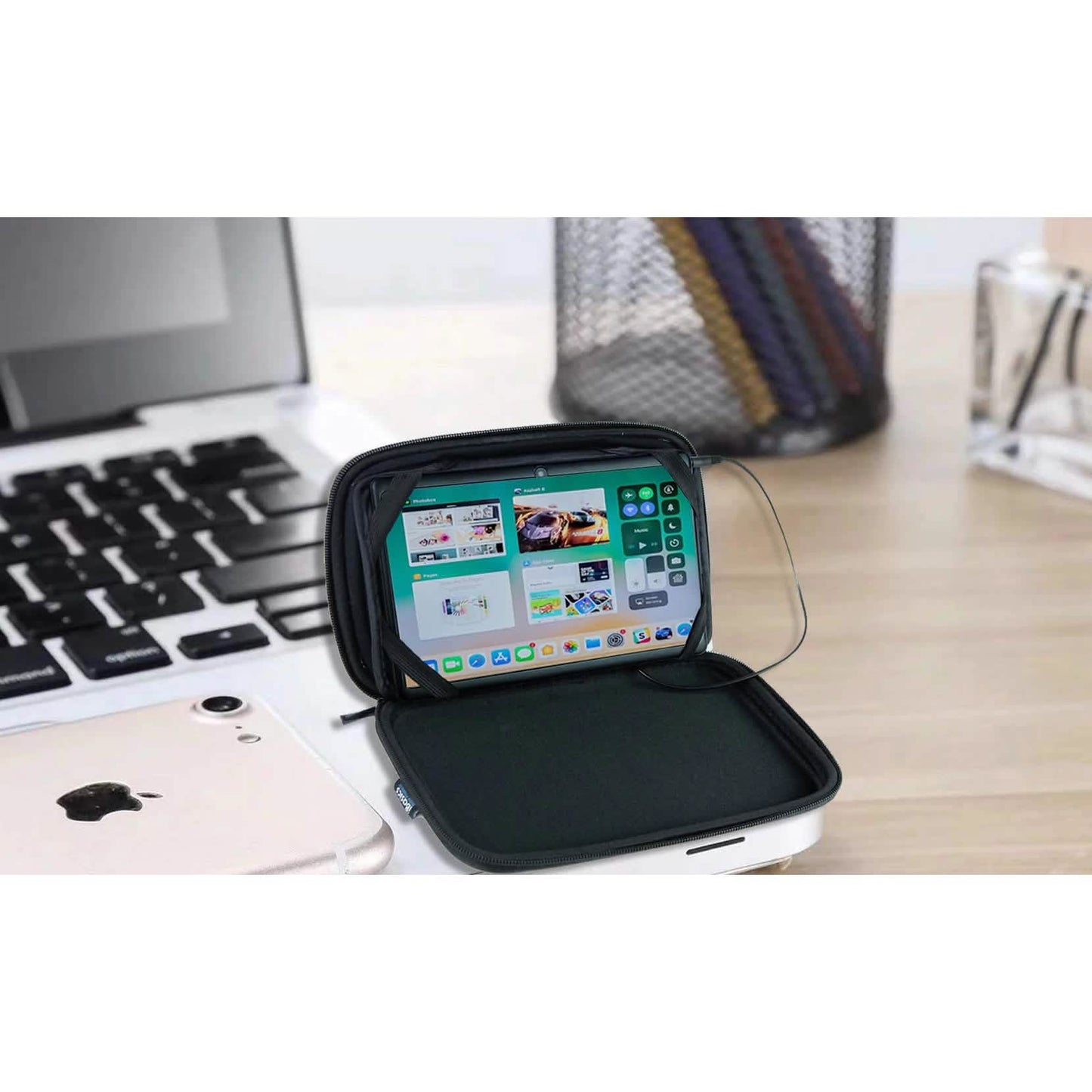 Tablet Speaker Case With Rechargeable Battery