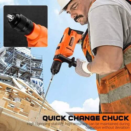 TACKLIFE 900W Corded Drill with 3000RPM Variable Speed PID05A
