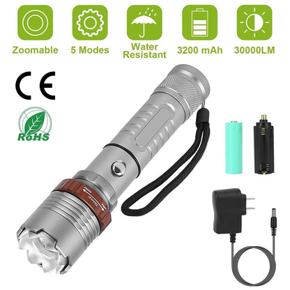 Tactical Military LED Flashlight