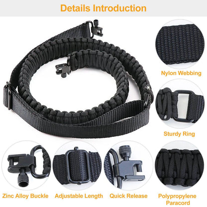 Tactical Paracord Sling - Adjustable Paracord Strap