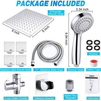 Taiker Stainless Steel Shower Head/Handheld Combination