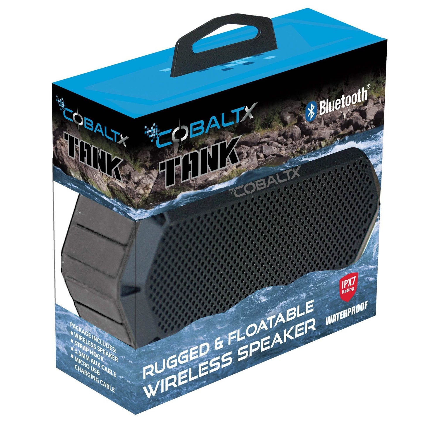 Tank Ipx7 Waterproof Rugged 10w Bluetooth Speaker - Assorted Styles