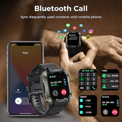 TANK M1 PRO Smart Watch 1.72 inch Smartwatch Fitness Watch