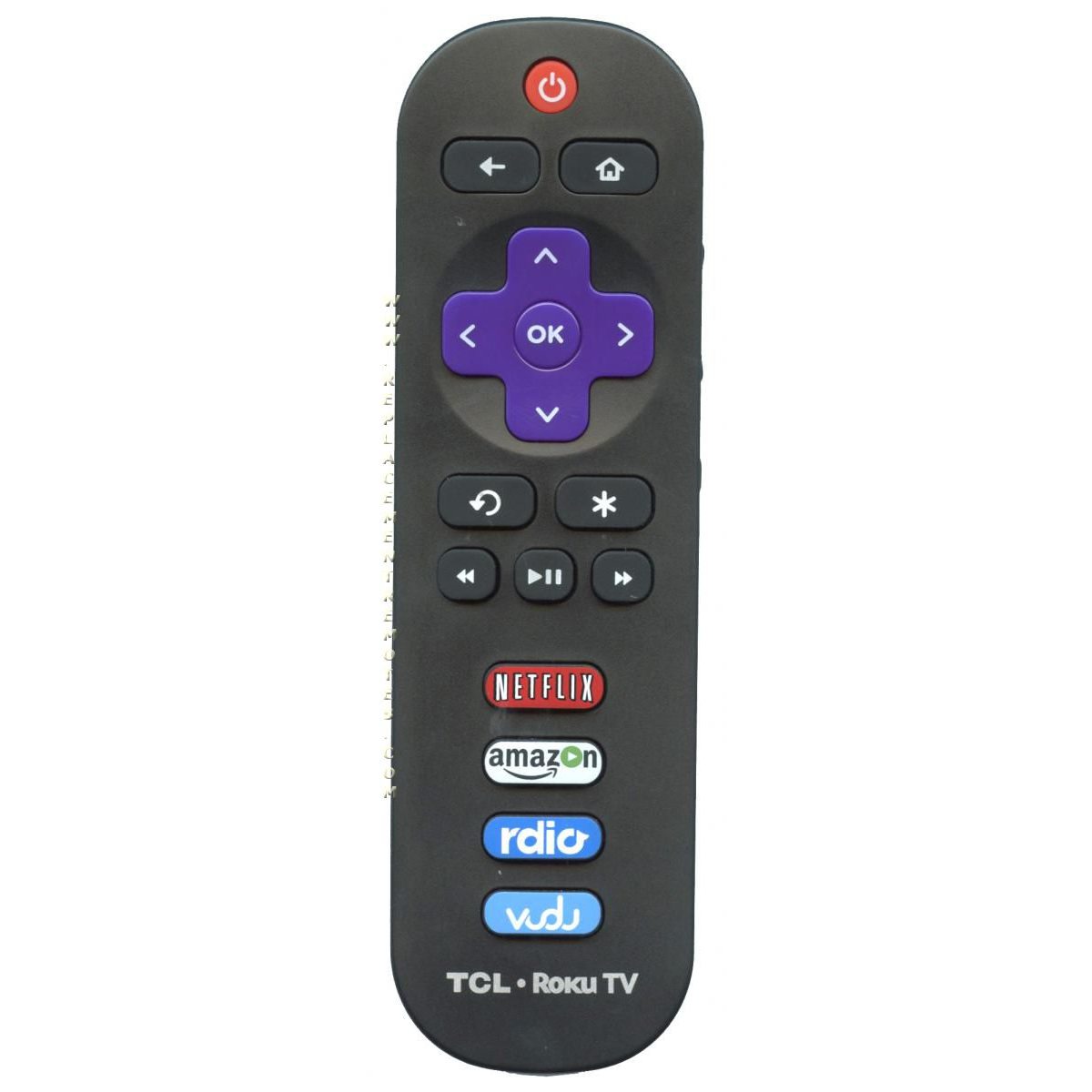 TCL RC280 Roku TV Remote Control - 06-IRPT20-HRC280