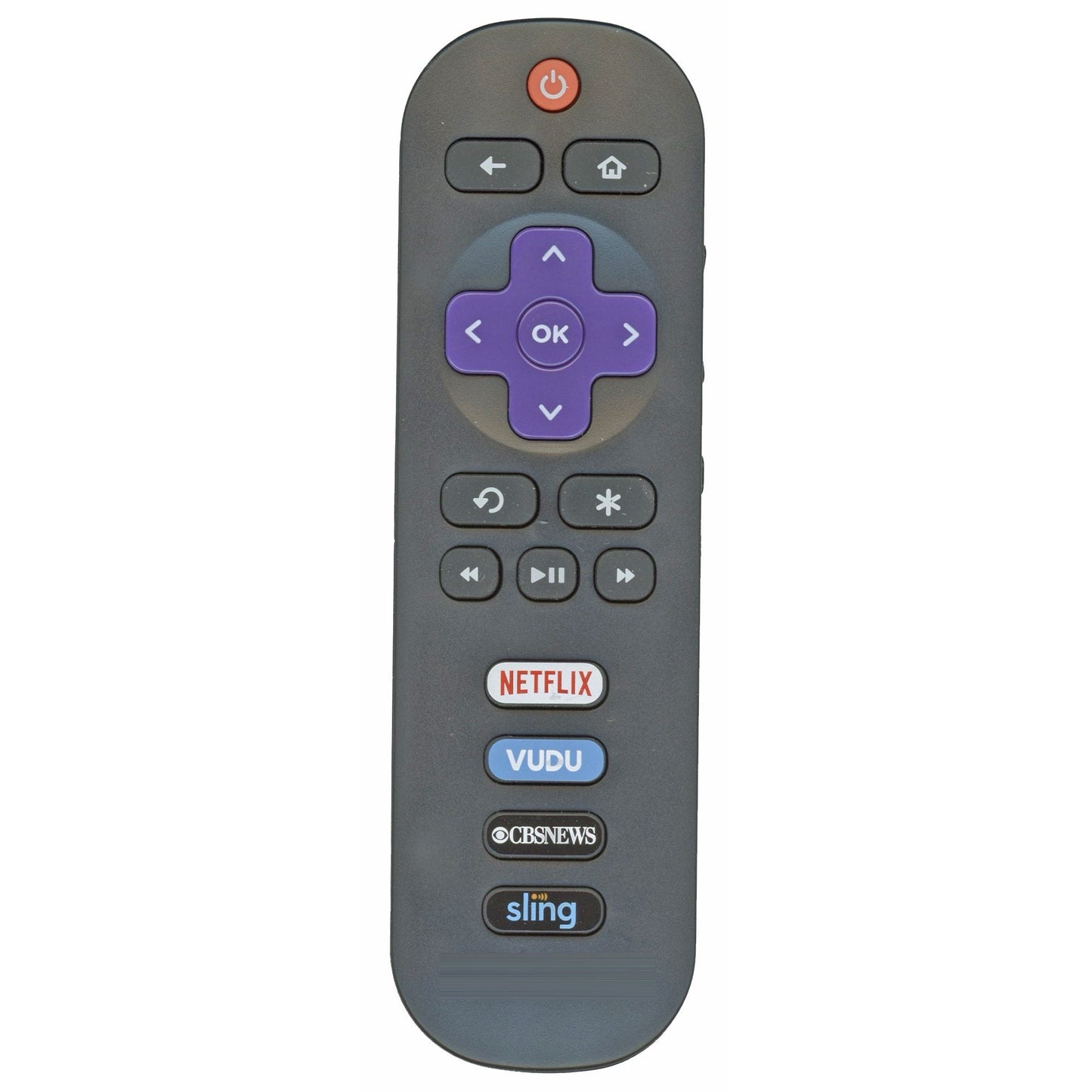 TCL RC280 Roku TV Remote Control - Netflix, Vudu, CBS, Sling - 06-IRPT20-GRC280