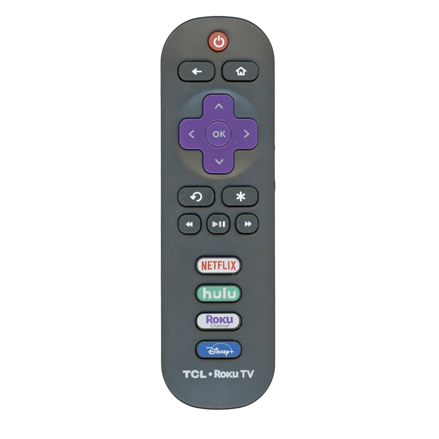 TCL RC280J Roku TV Remote Control - 06-IRPT20-URC280J