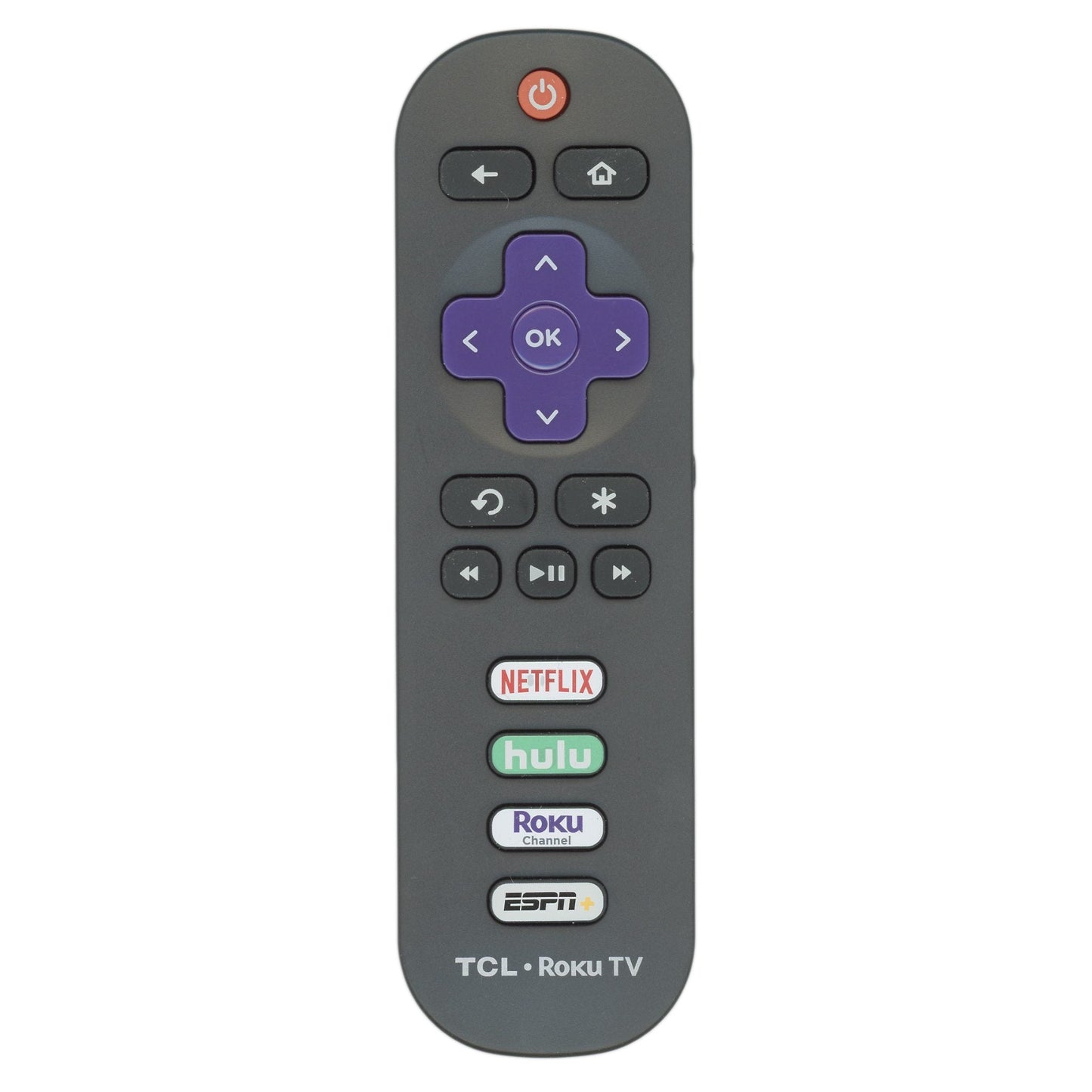 TCL RC280J Roku TV Remote Control - 06-IRPT20-RRC280J