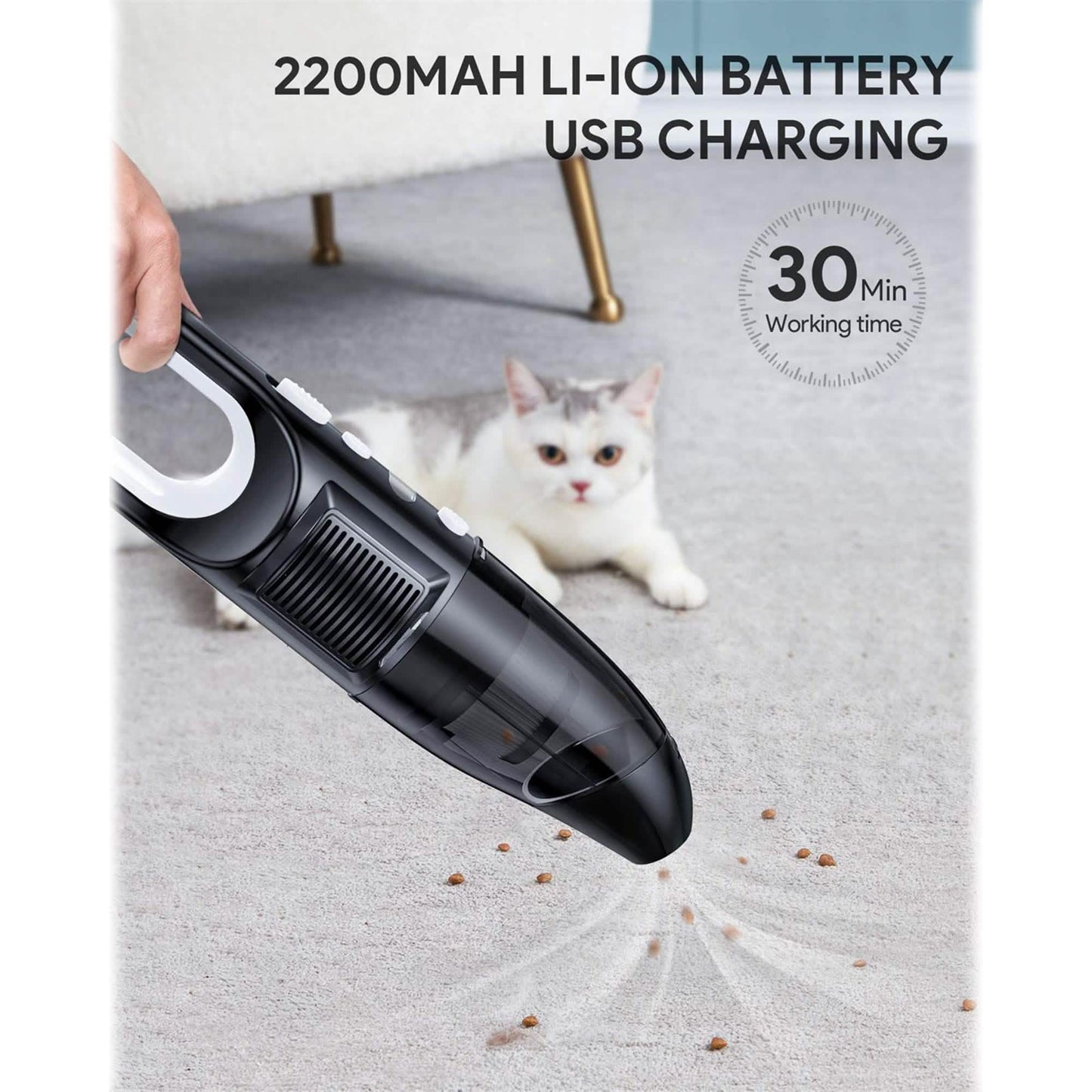 Techvilla Handheld Vacuum Cleaner