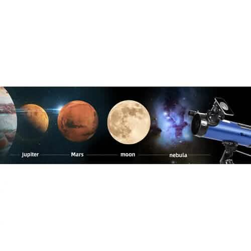 Telescope for Beginner 114mm Aperture 500mm AZ Mount Astronomical Reflector