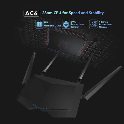 Tenda AC1200 Smart WiFi Router  (Refurbished)
