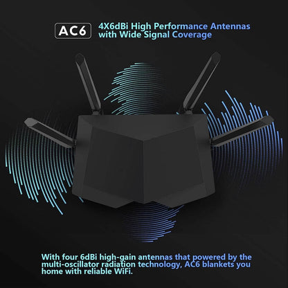 Tenda AC1200 Smart WiFi Router  (Refurbished)