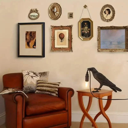 The Gothic Crow USB Port Lamp