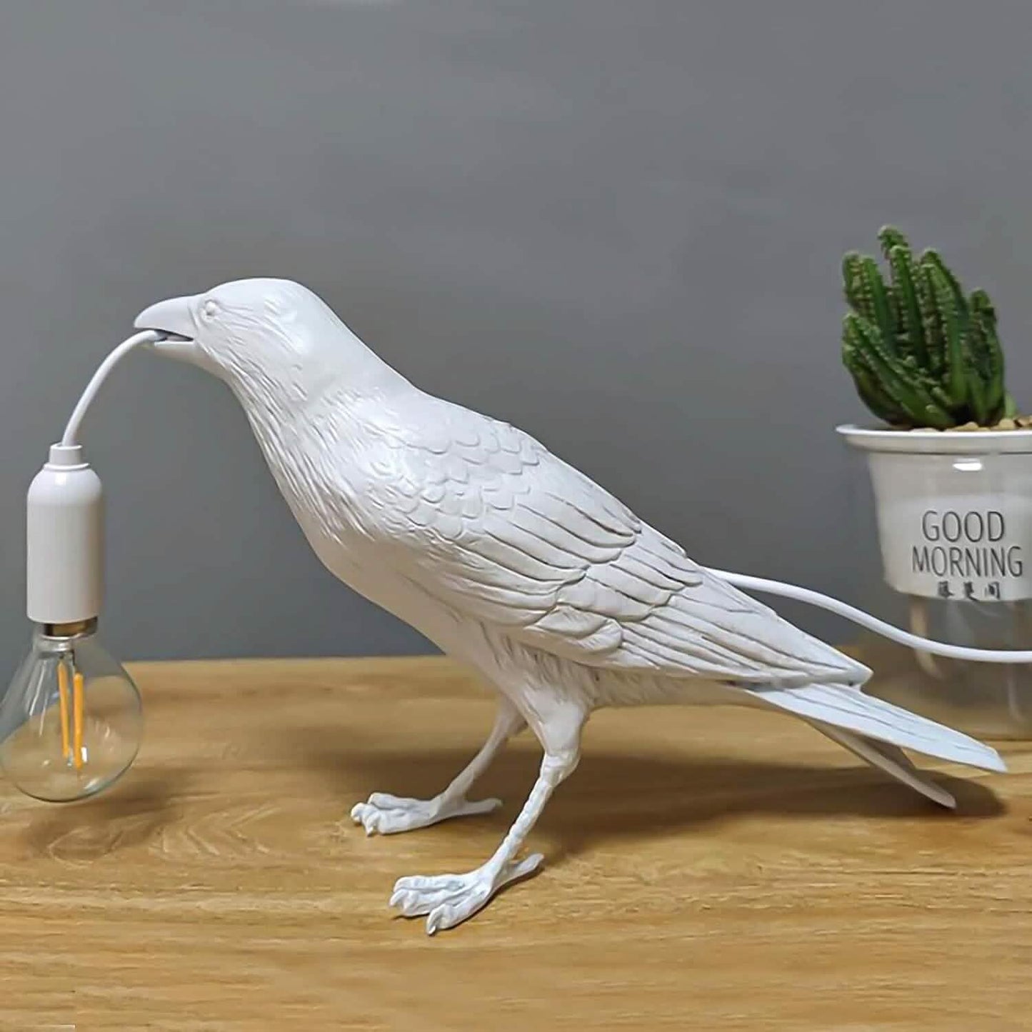 The Gothic Crow USB Port Lamp