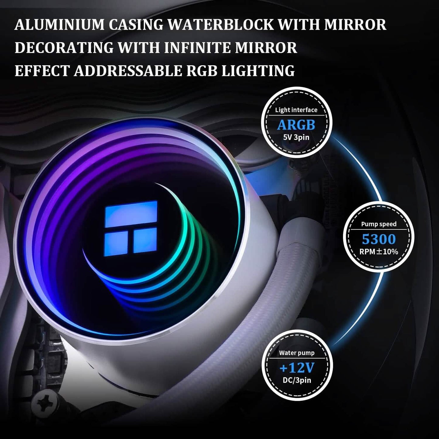 Thermalright Frozen Notte 360 White ARGB Water Cooling CPU Cooler  (Refurbished)