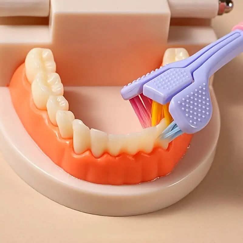 Threesided Soft Bristle Toothbrush