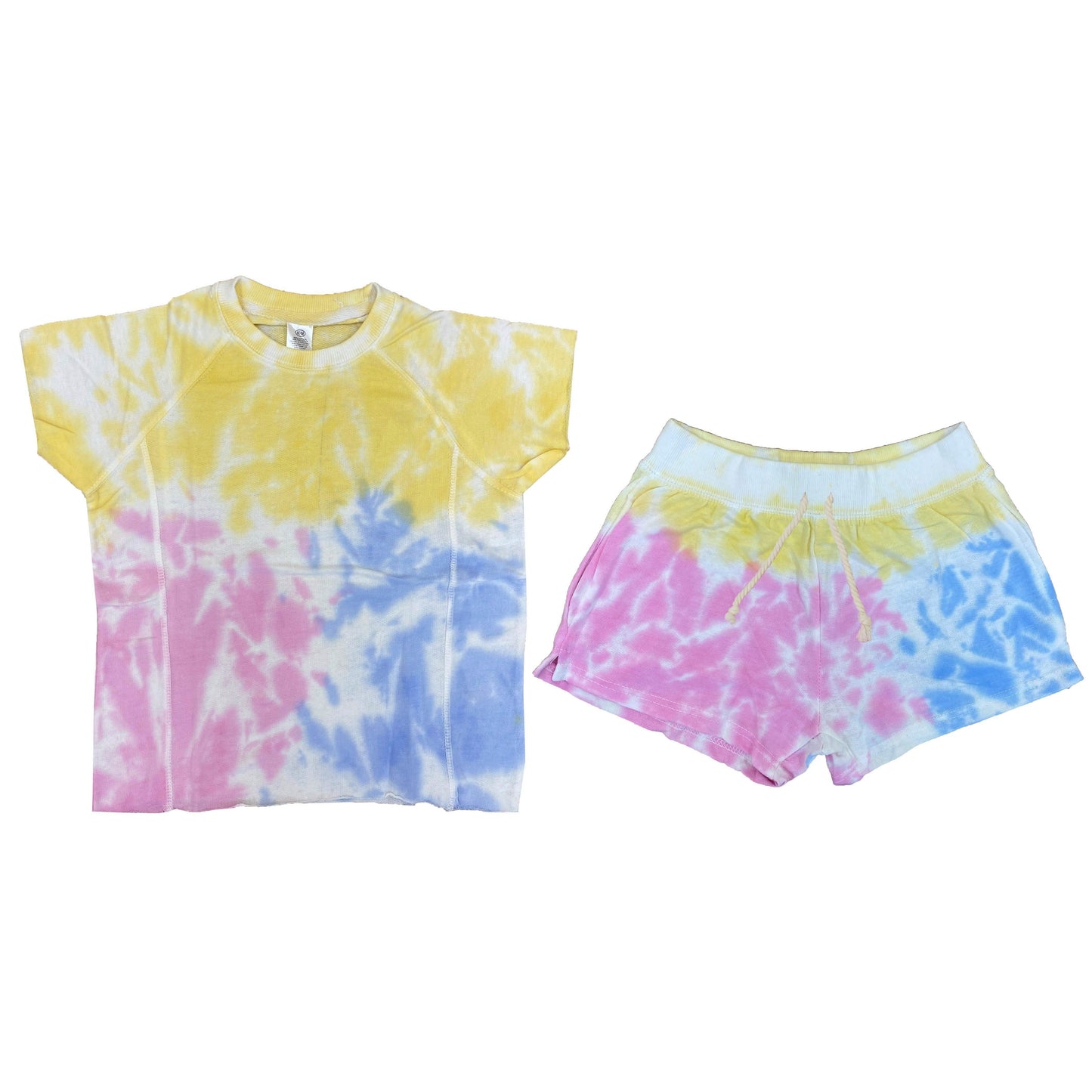 Tie-Dye Tee & Shorts Lounge Sets
