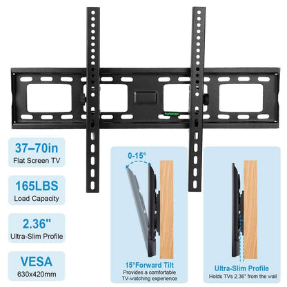 Tilt TV Wall Mount Bracket for 37"-70" LED/LCD/PLASMA Flat TV