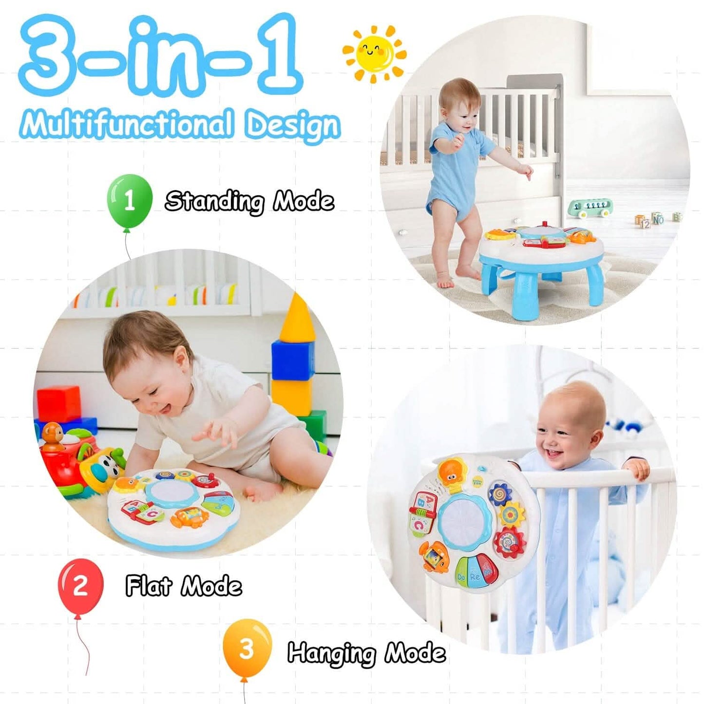 Toddler Musical Learning Table for 6+ Months
