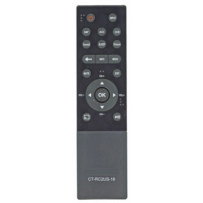 Toshiba CT-RC2US-18 CHROMECAST TV Remote Control - PK11V02360I