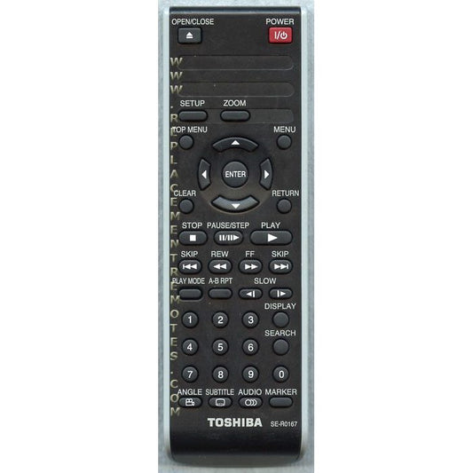 Toshiba SER0167 DVD Remote Control