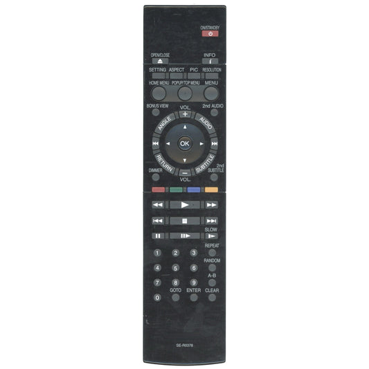 Toshiba SER0378 Blu-ray Remote Control - AH700767 SE-R0378