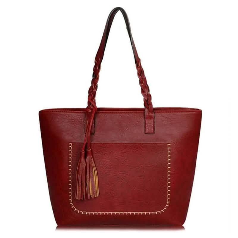 Tote Vintage Faux Women Leather Handbag