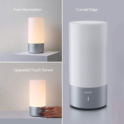 Touch Sensor Color Changing RGB Dimmable Table Lamp