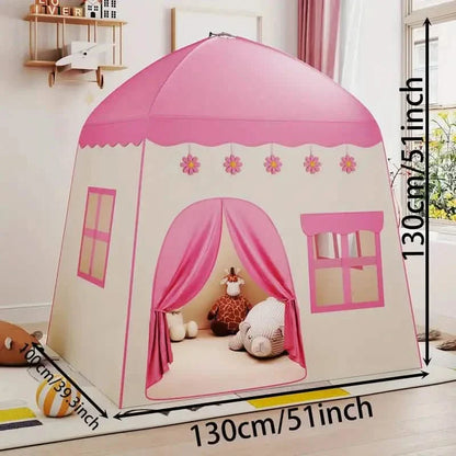 Toy Play Tent for Girls with Star Lights and Balloons