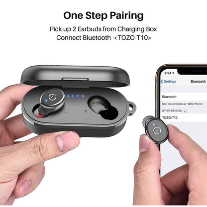 TOZO T10 Bluetooth 5.3 Wireless Earbuds (Refurbished)