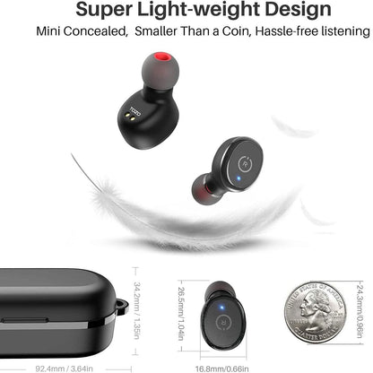 TOZO T10 Bluetooth 5.3 Wireless Earbuds (Refurbished)