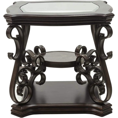 Traditional End Table Accent Bedside Nightstand