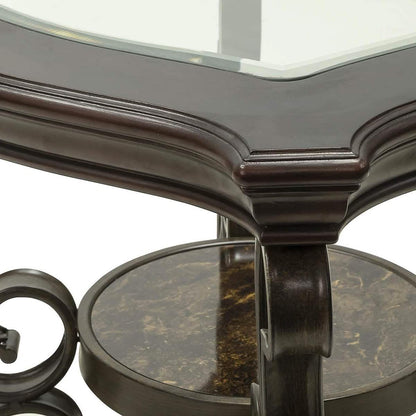 Traditional End Table Accent Bedside Nightstand