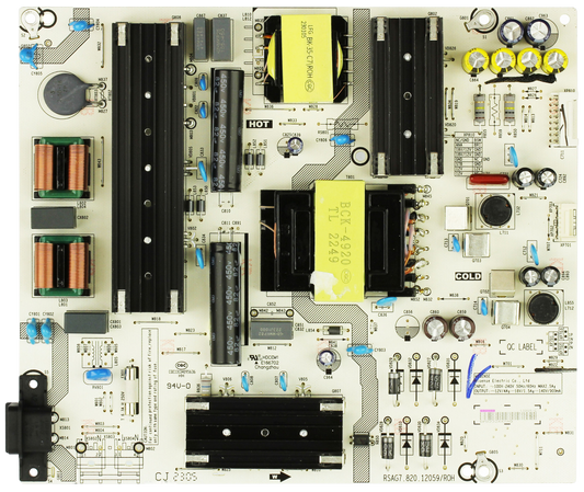 337159, Hisense Power Supply Board, RSAG7.820.12059/ROH, 70R6E4, 70A65H