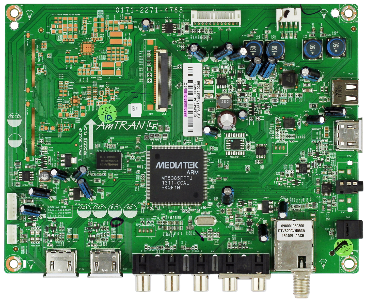 3650-0082-0150 JVC TV Module, main board, 0171-2271-4765, BC50R