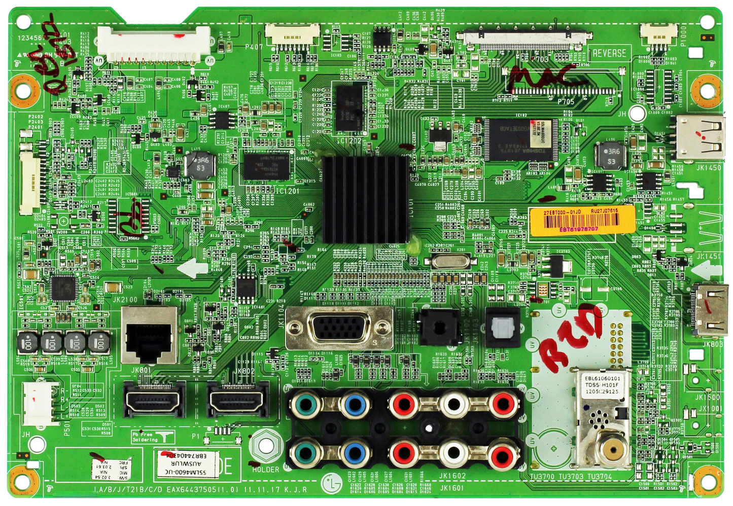 LG EBT61978707 (EAX64437505(1.0)) Main Board for 55LM4600-UC