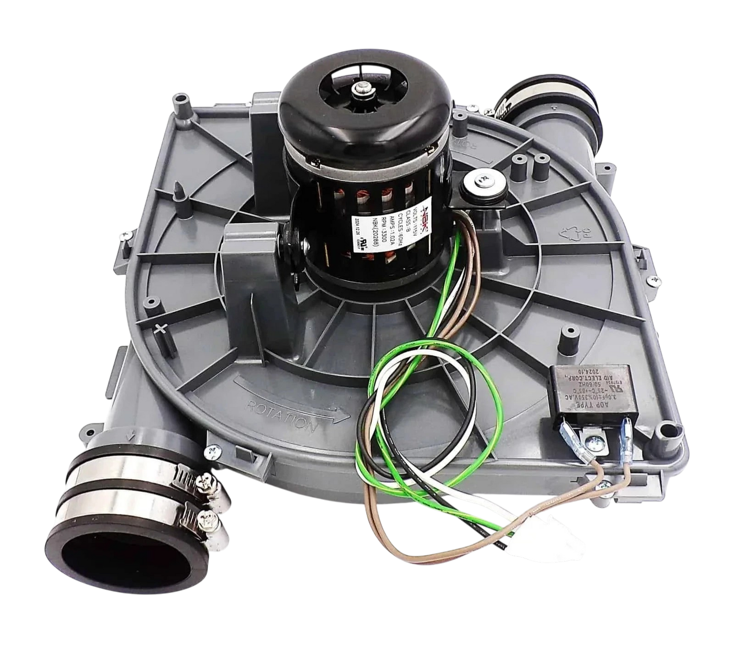 Replacement for Carrier Bryant Payne Inducer Motor YDZ-040L22541-01 320725-753