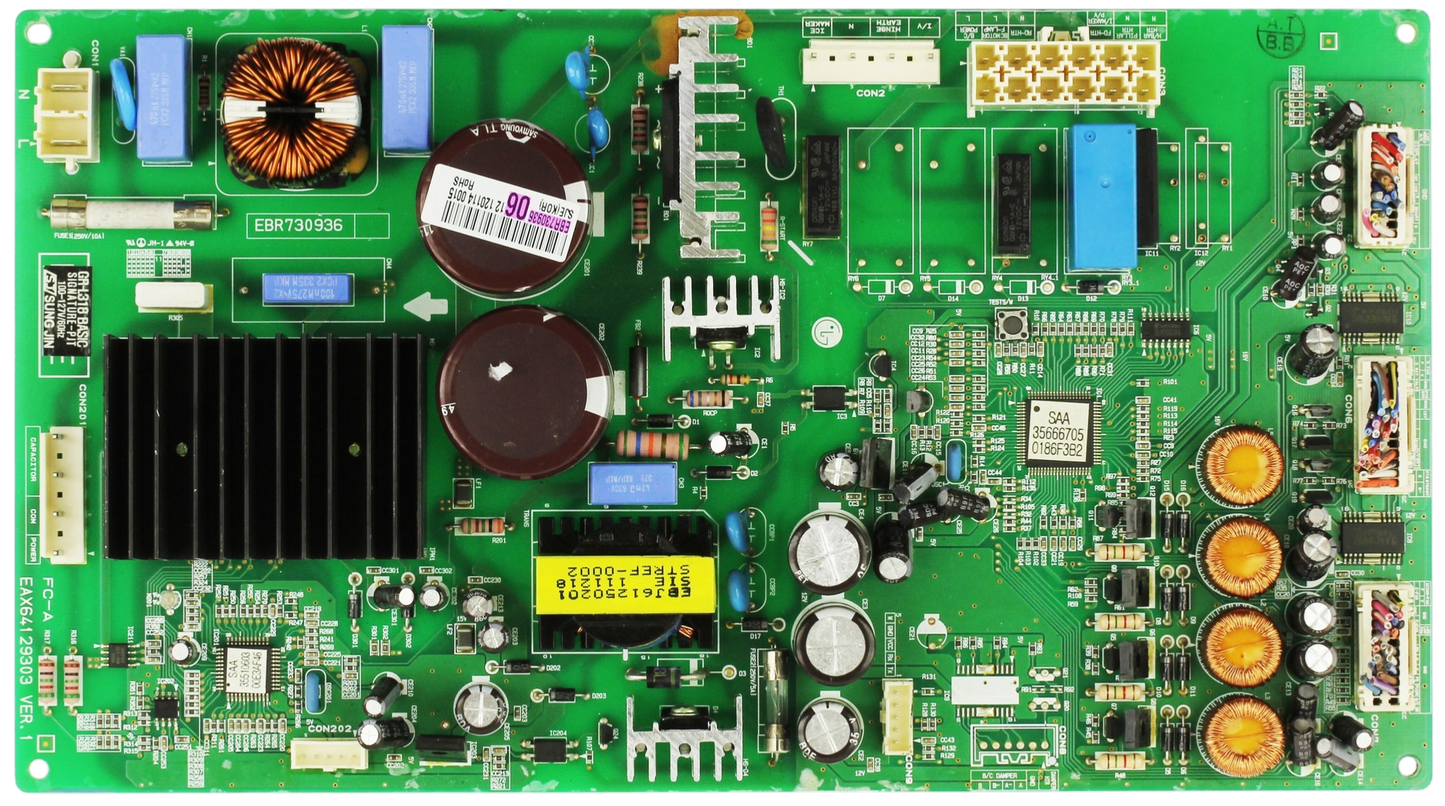 LG EBR73093606 Refrigerator Control Board